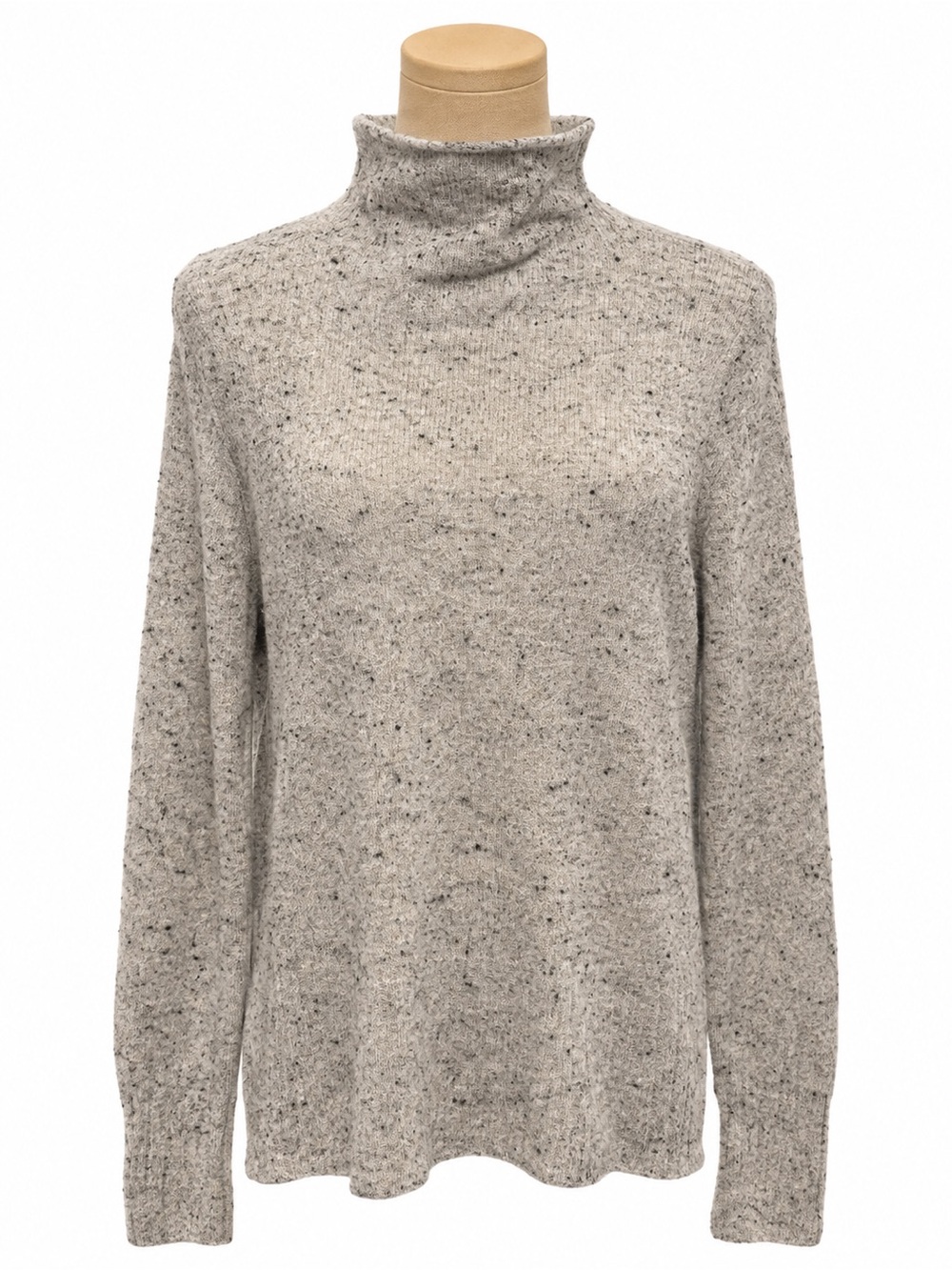 Madewell Speckled Wool-Blend Turtleneck Sweater – Size Medium